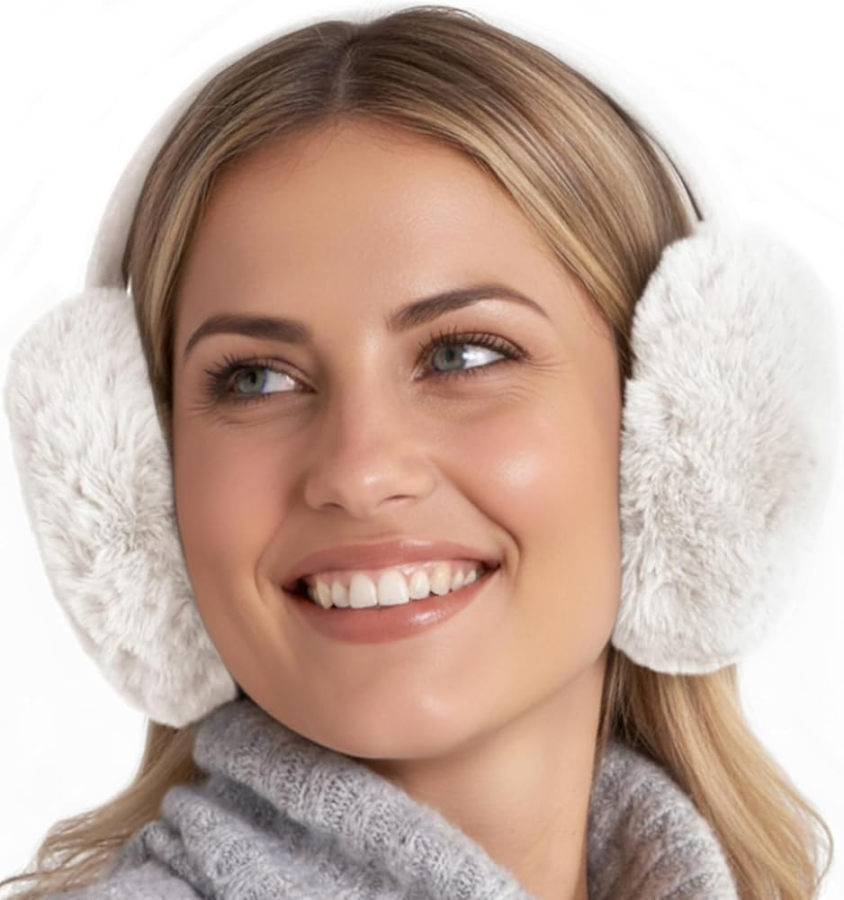 Brook + Bay Ear Muffs Winter Women - Stay Warm with Winter Ear Muffs for Women - Adjustable Fluff... | Amazon (US)