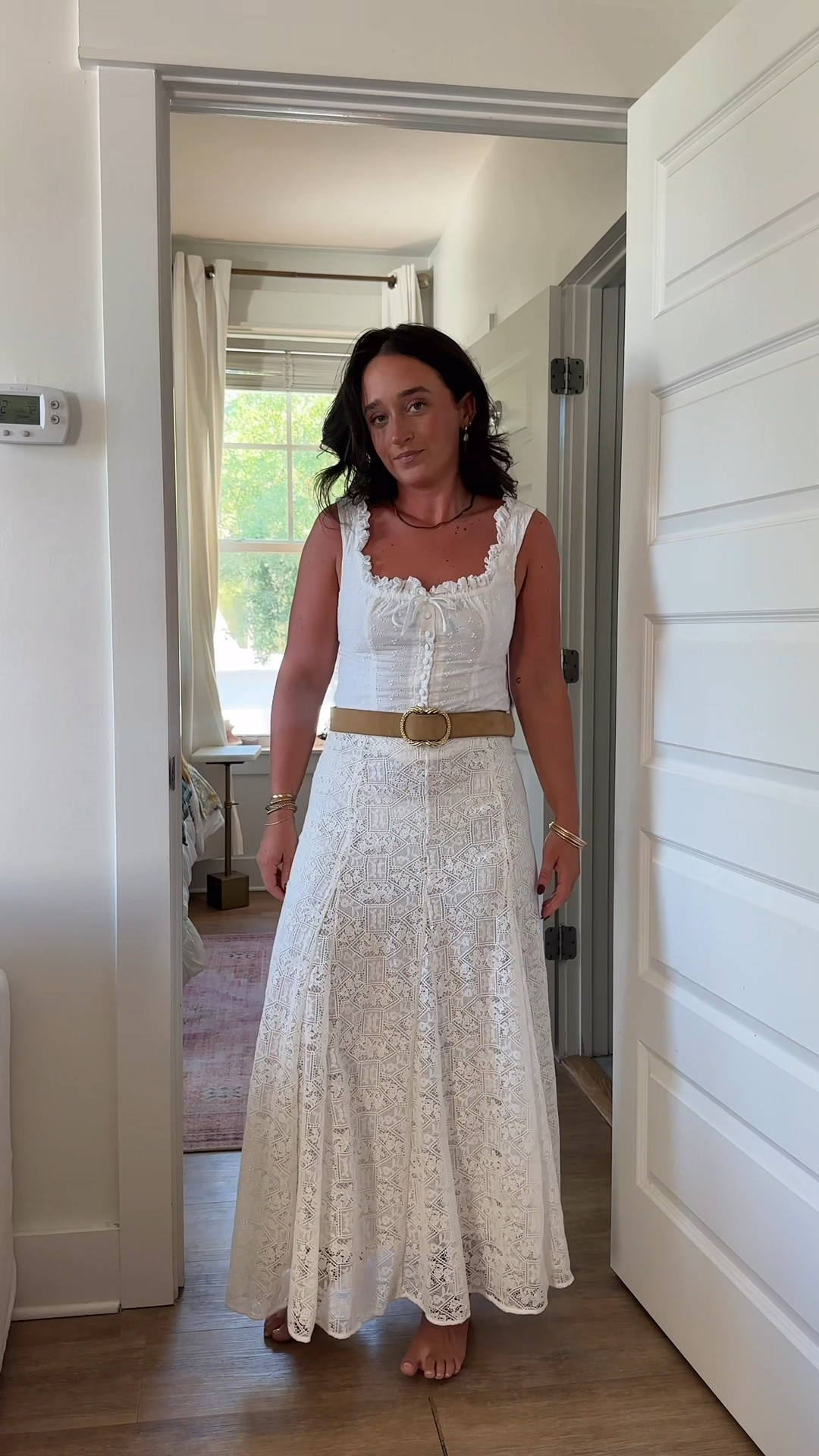 a monochromatic outfit I loooove !!! Skirt is Sezane, linked similar!

#LTKTravel #LTKSeasonal #LTKStyleTip