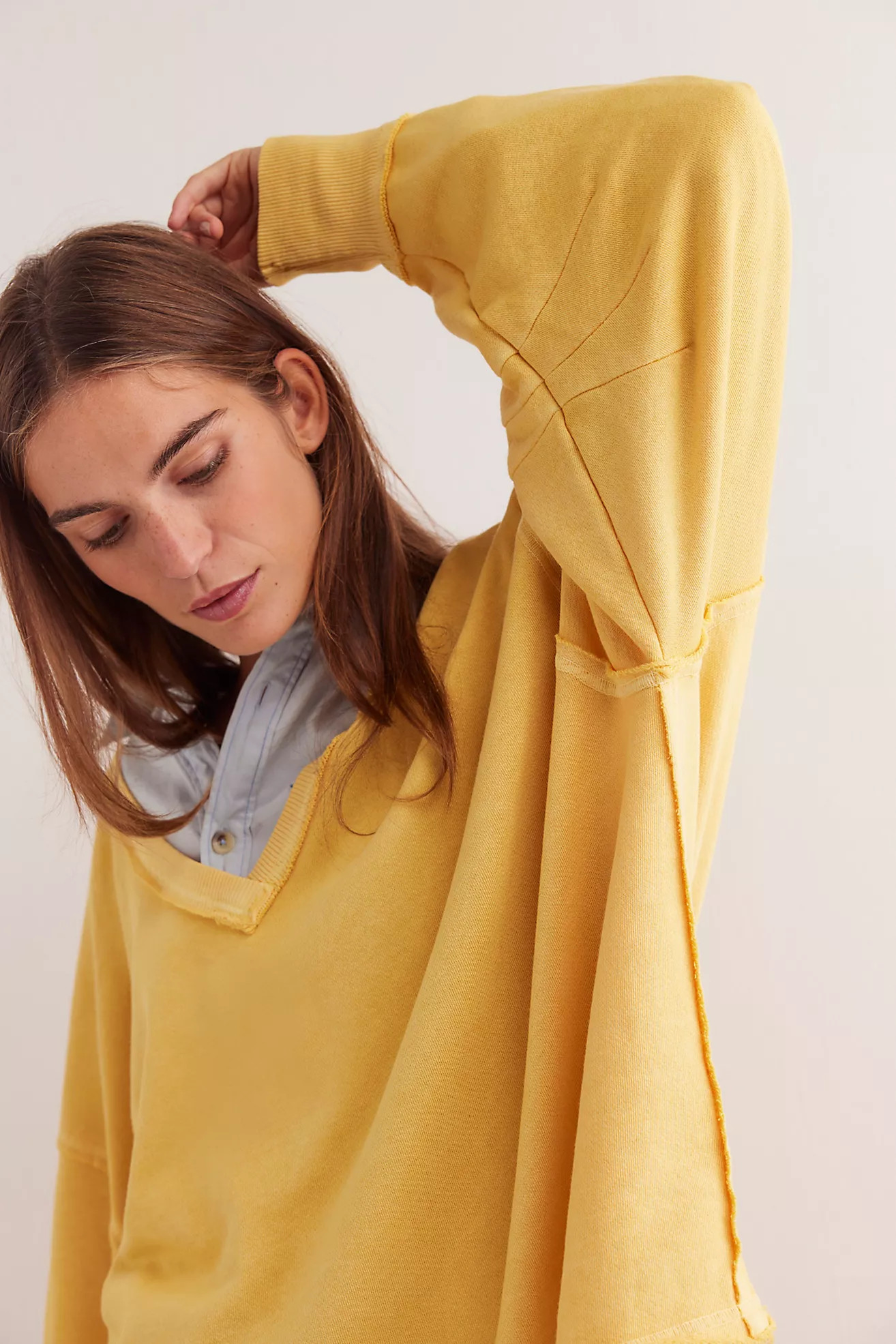 We The Free Venice V-Neck Sweatshirt | Free People (Global - UK&FR Excluded)