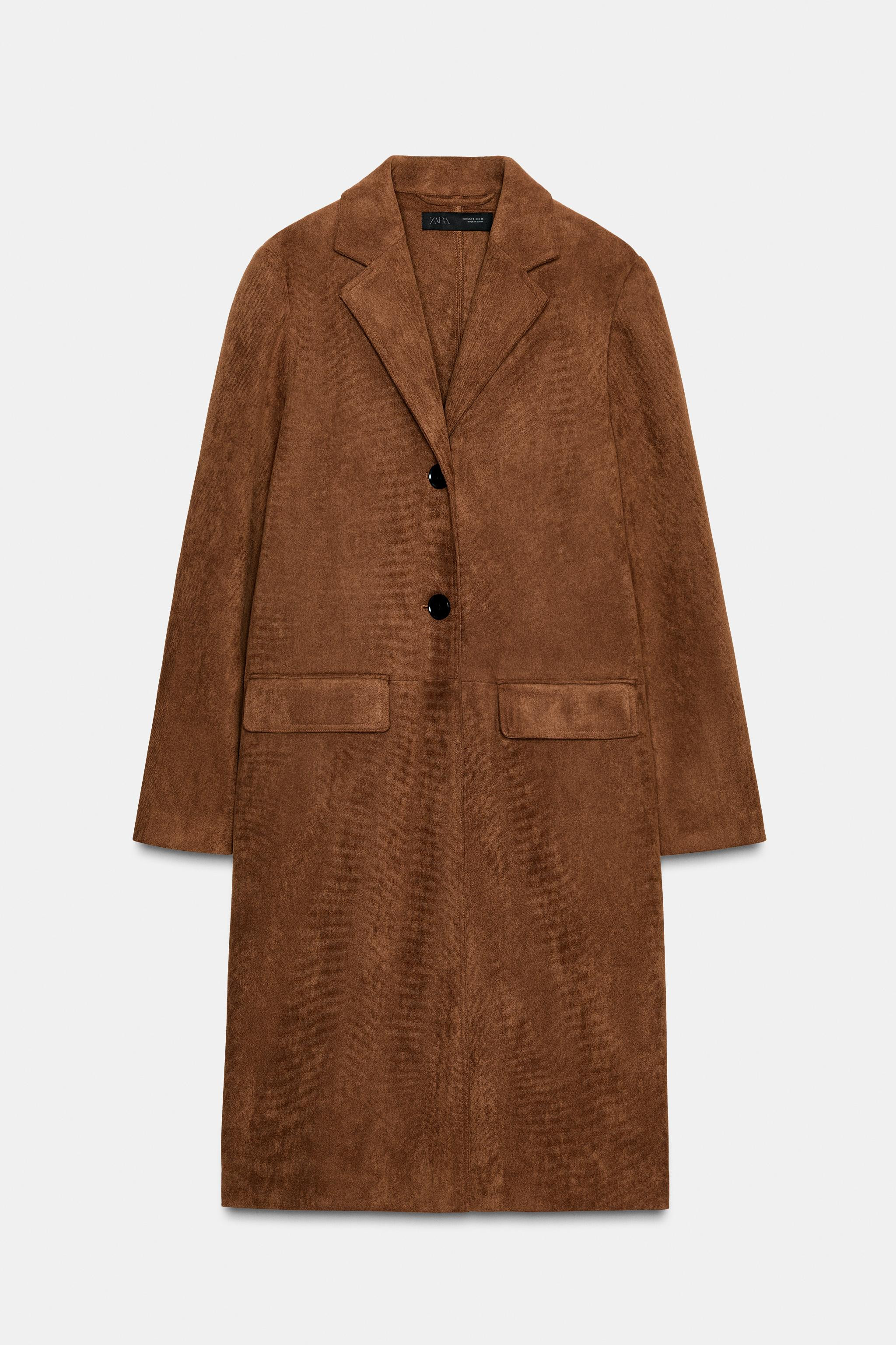 FAUX SUEDE TAILCOAT | Zara US