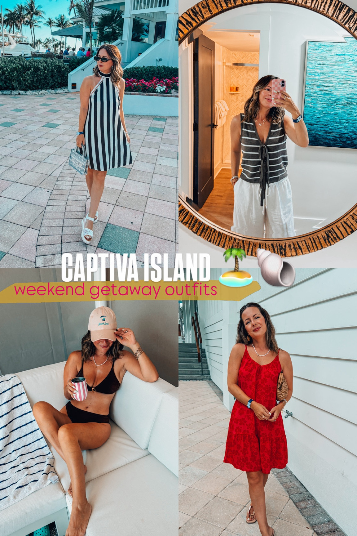 What I wore on a eeekdnd getaway to captiva island. 

#LTKootd #LTKTravel #LTKSwim
