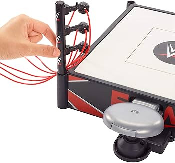 Mattel WWE Wrekkin' Kickout Ring Playset with Accessories & 2 Play Modes, Includes Launcher, Cran... | Amazon (US)