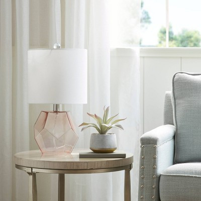 Bella Table Lamp (Includes LED Light Bulb) Pink: 510 Design, Modern Bedside Lighting with Drum Shade | Target