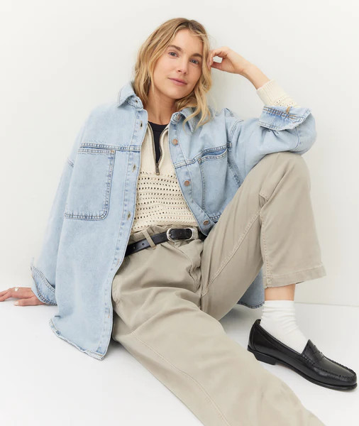 Molly Oversized Denim Shirt Jacket | Marine Layer