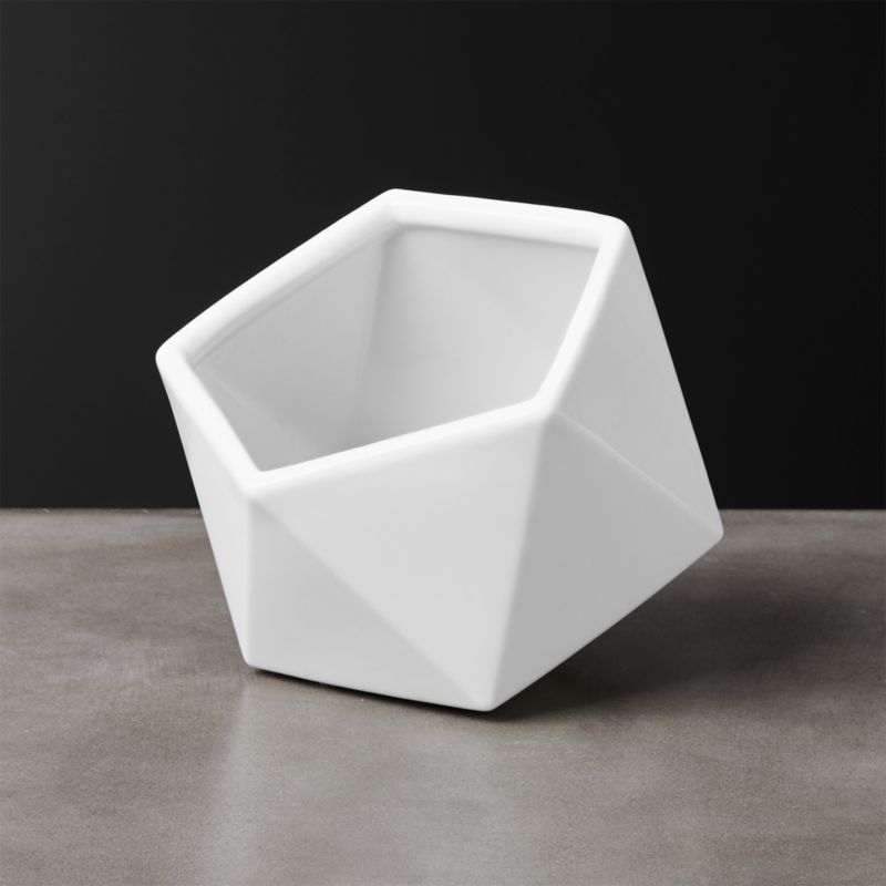 Clarity Large White Porcelain Bowl + Reviews | CB2 | CB2