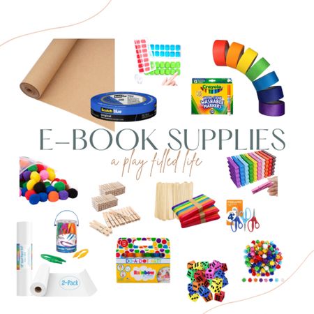 These 11 supplies are everything you need to complete the 120
Activities in our new E-book: The Learn & Play Plan! 

#LTKkids #LTKhome #LTKfindsunder50