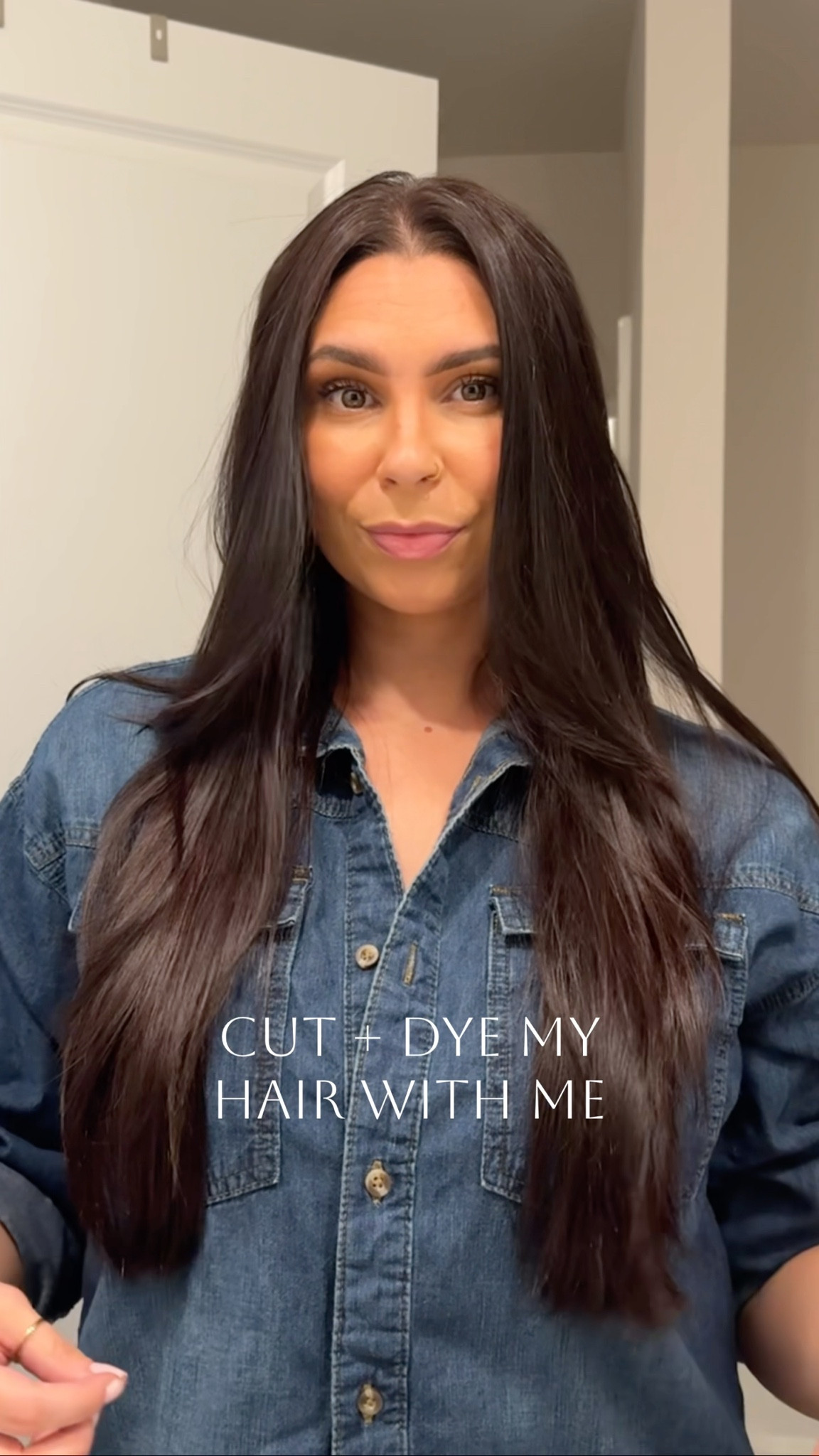 #diyhaircut #diyhairdye