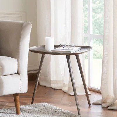 Endsley 19" Tall Artisan Handcrafted Metal End Table | Wayfair North America
