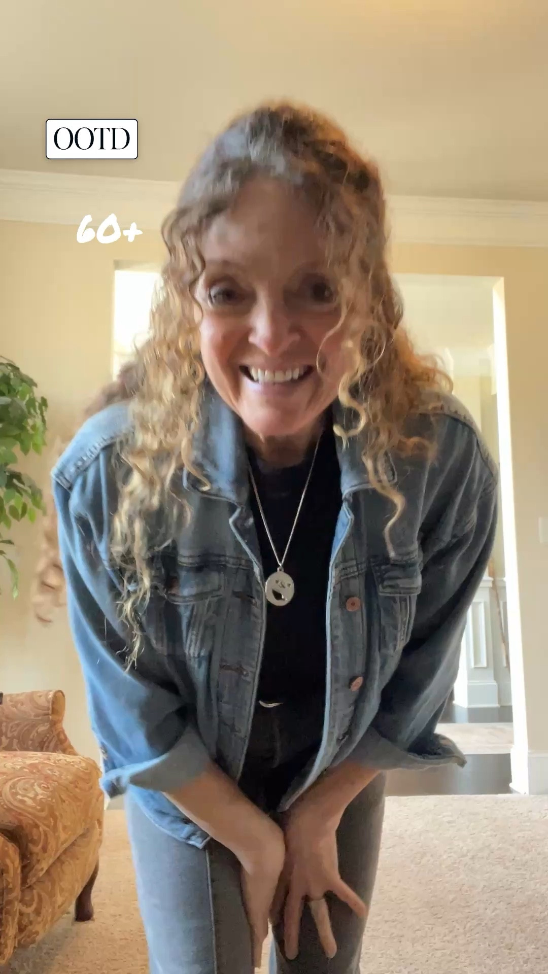 #OOTD for a 60+ ladies. Family fun day today helping my FIL move some things into his new space.
Wearing the white, no boundaries, tennis shoes from Walmart as a budget friendly option to price your versions
Jessica Simpson, straight light jeans, black t (with everything), the black belt from that famous three pack and the Pilcro denim jacket that I wear All.the..time. ￼

#LTKootd #LTKOver40