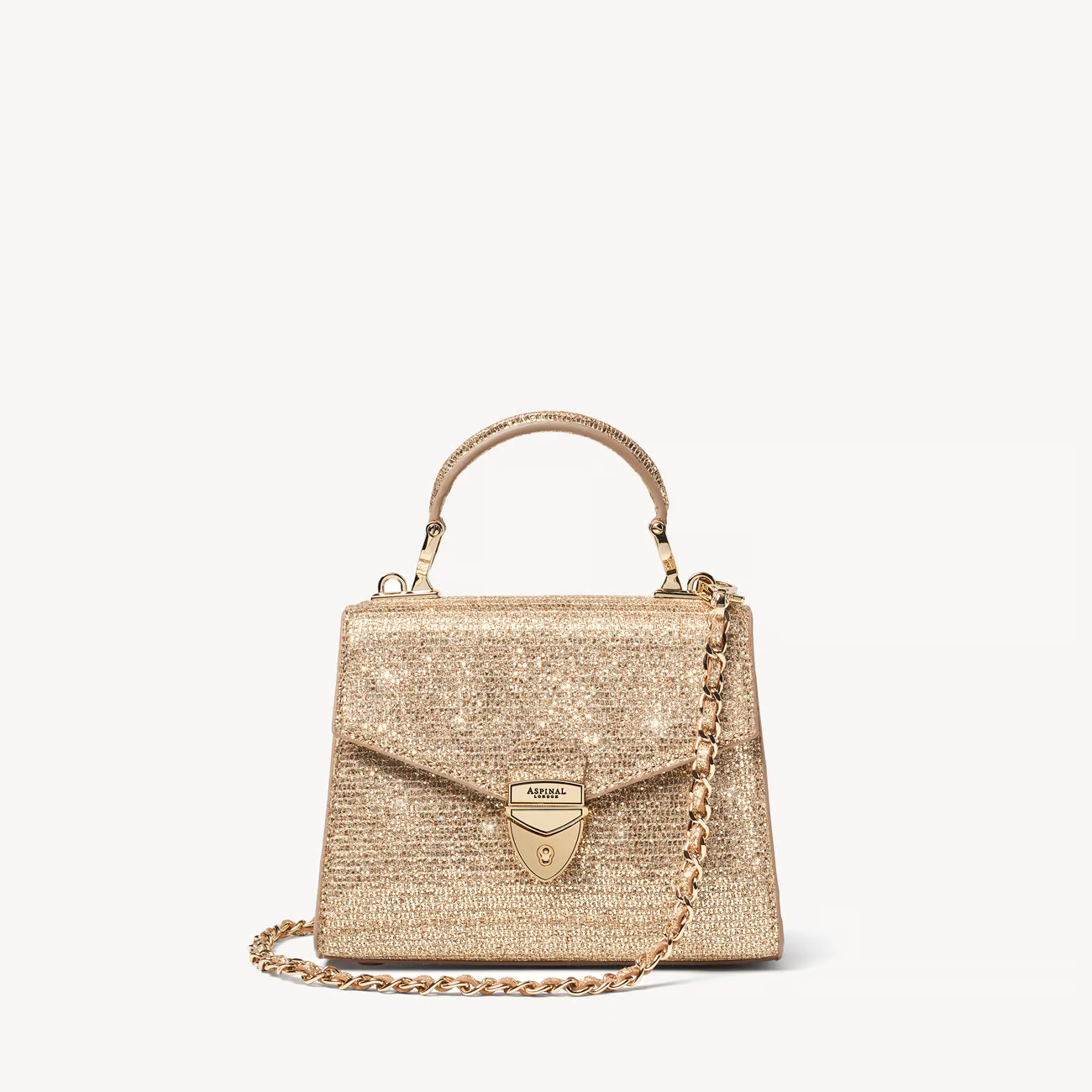 Mini Mayfair® 2

        
            
            Champagne Stardust Glitter | Aspinal of London