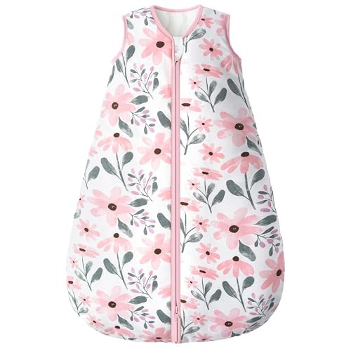 Yoofoss Baby Sleep Sack 6-12 Months, TOG 2.5 Baby Wearable Blanket with 2-Way Zipper, 100% Cotton Fabric Winter Newborn Sleeping Sack, Warm Soft Comfy(Medium) | Amazon (US)