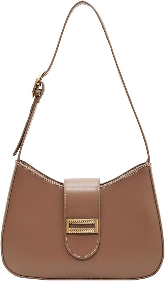 Classic Shoulder Bag,Retro Small Purse,Tote Bag for Women with Zipper Closure | Amazon (US)