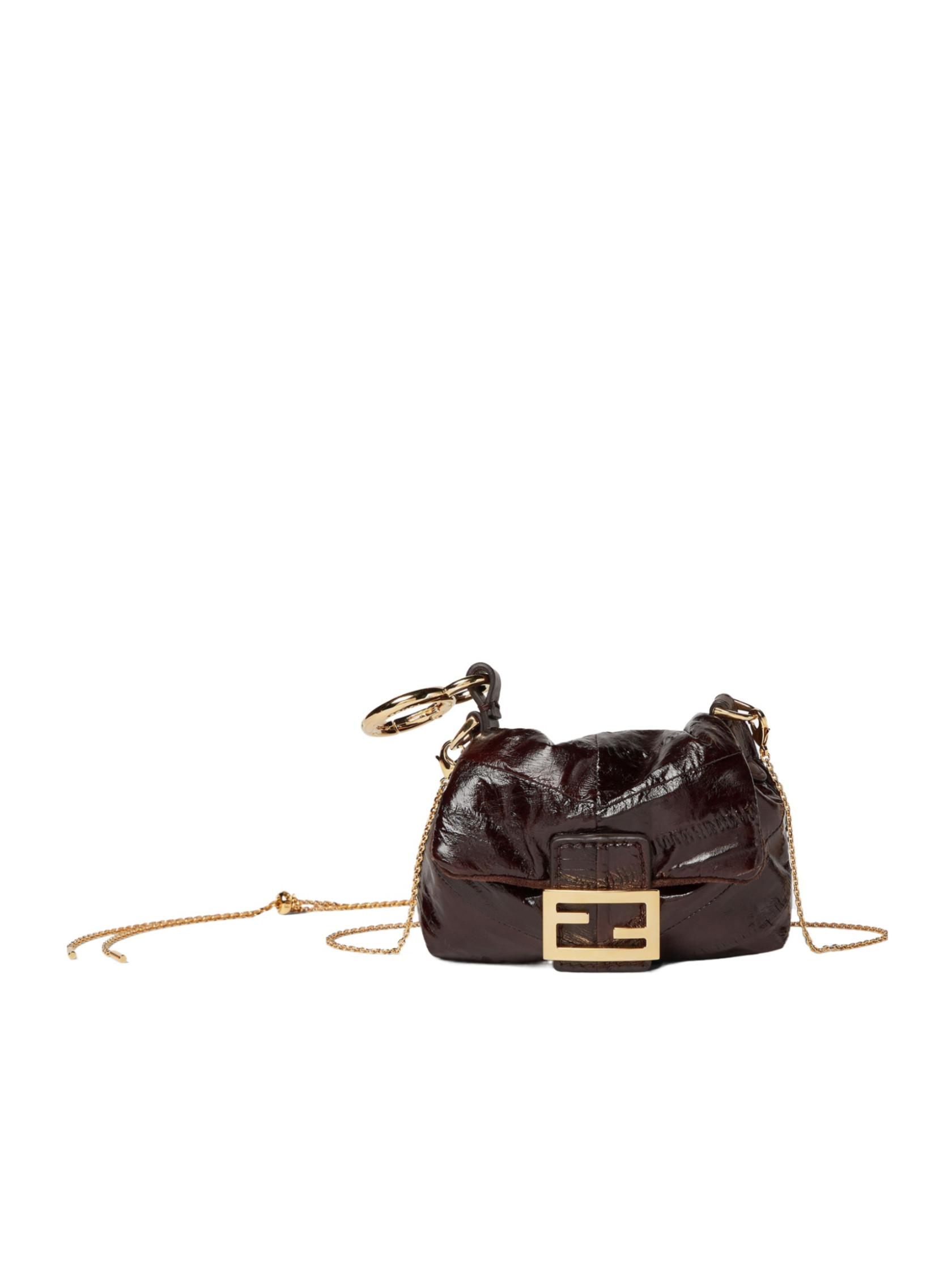 Brown inlaid hagfish leather miniature | Senser US