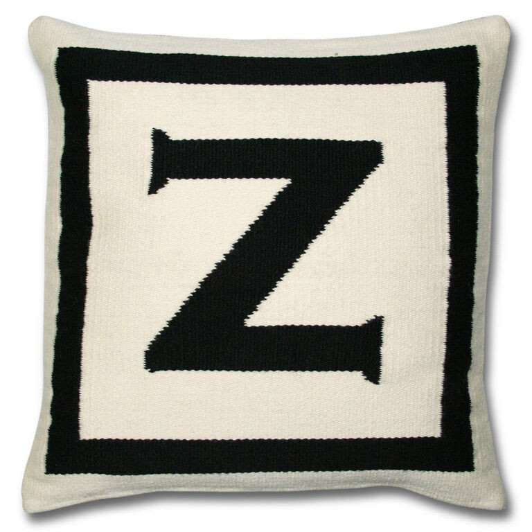 Reversible Letter Throw Pillow | Jonathan Adler