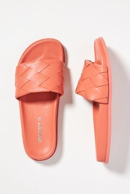 Silent D Woven Slide Sandals | Anthropologie (US)