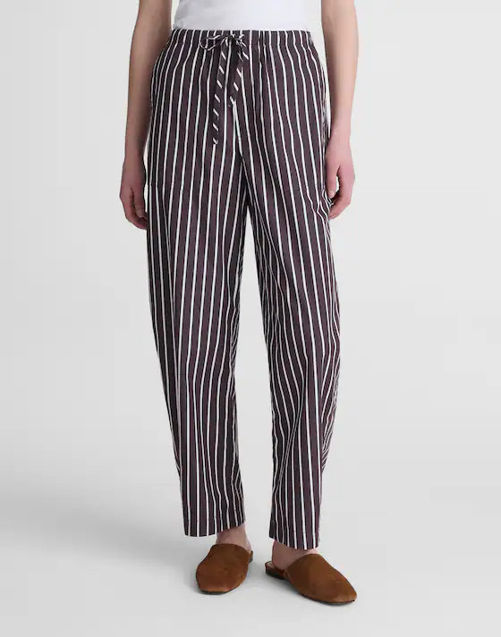 Pull-On Barrel-Leg Utility Pants in Poplin | Madewell