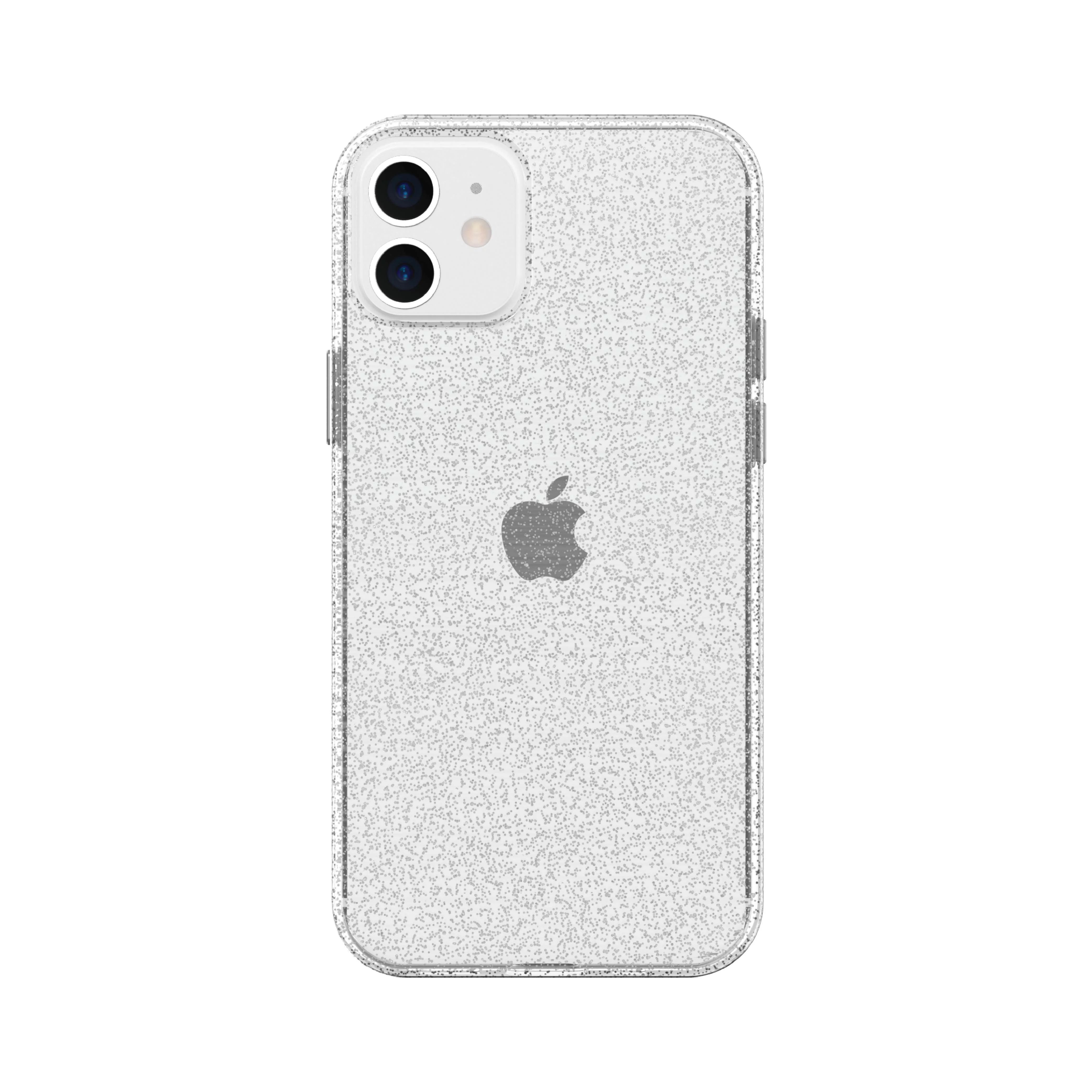 Clear with Silver Glitter Phone Case for iPhone 12, iPhone 12 Pro - Walmart.com | Walmart (US)