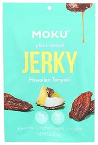 Moku Hawaiian Teriyaki Plant Based Jerky, 2 OZ | Amazon (US)