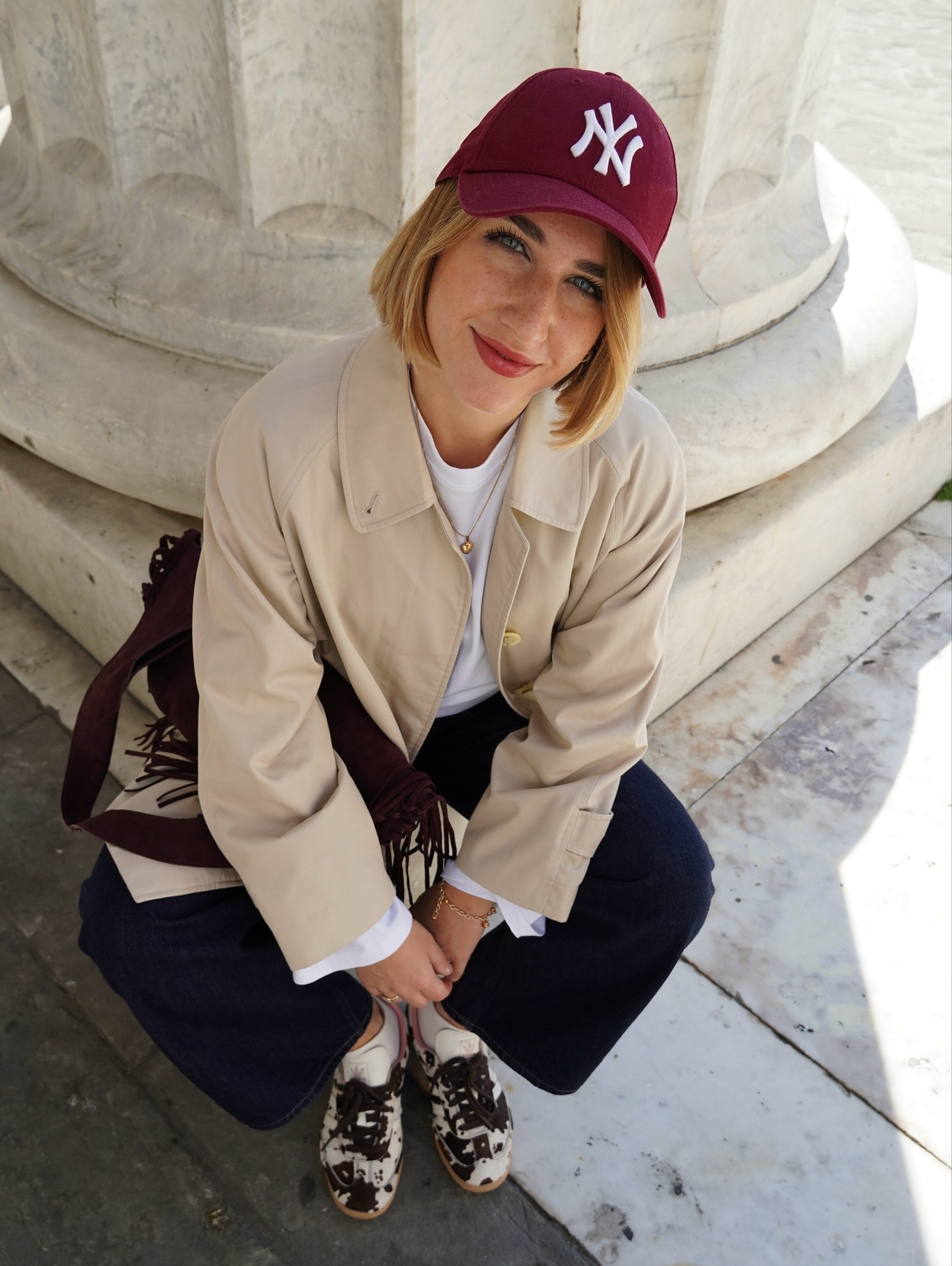 cappellino perché lo shampoo non era in programma ✨

#ootd #whatiamwearing #casualoutfitideas #outfitdujour #whattowear #whitetee
