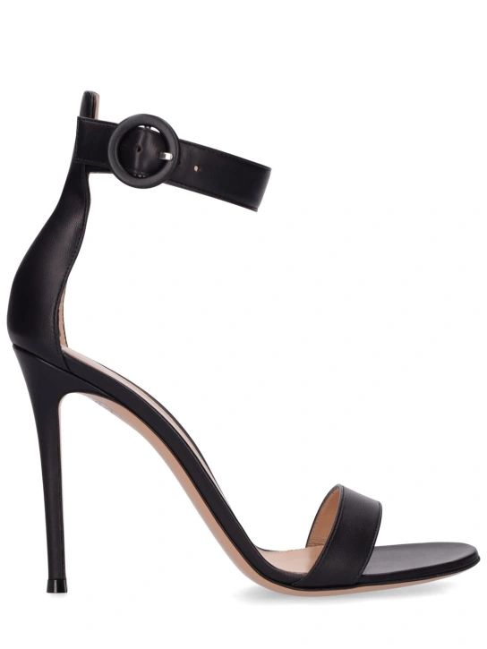 105mm Portofino leather sandals | Luisaviaroma