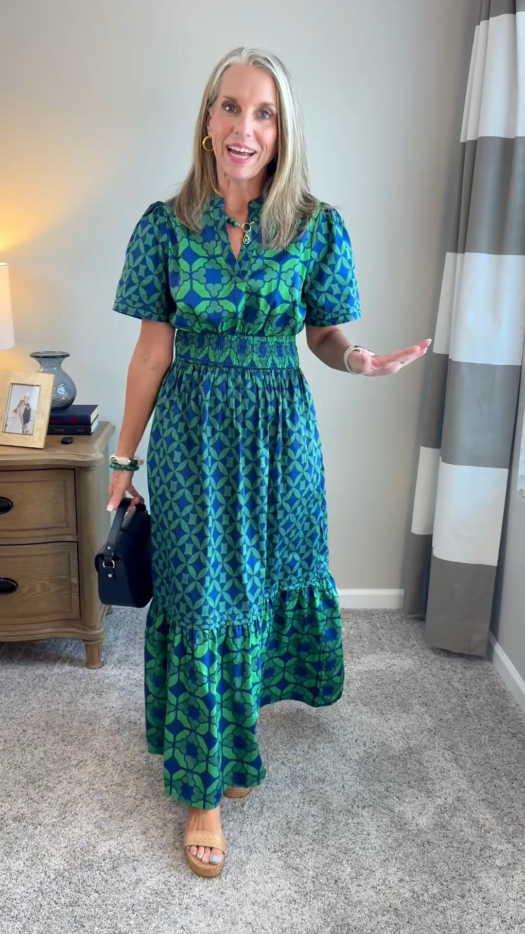 Wearing small in the dress from Avara. Great for late summer/early fall

#LTKootd #LTKgrwm #LTKOver40