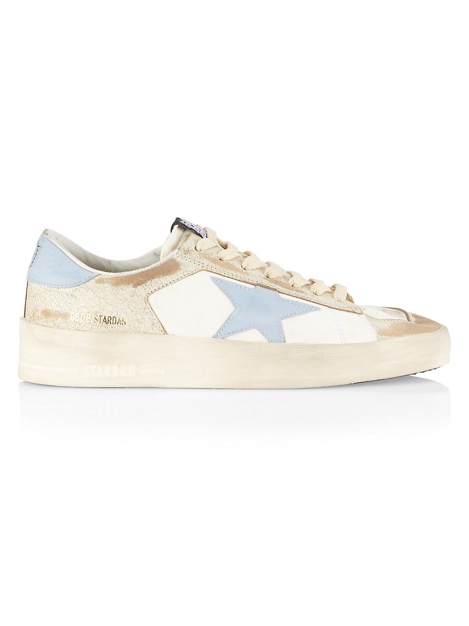 Stardan Distressed Nappa Leather Low-Top Sneakers | Saks Fifth Avenue