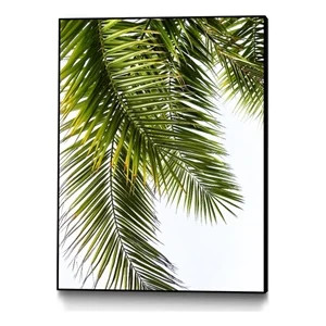 Giant Art Canvas 30x40 Palm Leaves Framed in Multi-Color | Homesquare