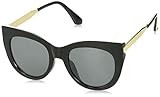 A.J. Morgan Women's Magnanimous Cateye Sunglasses, Black, 50 mm | Amazon (US)
