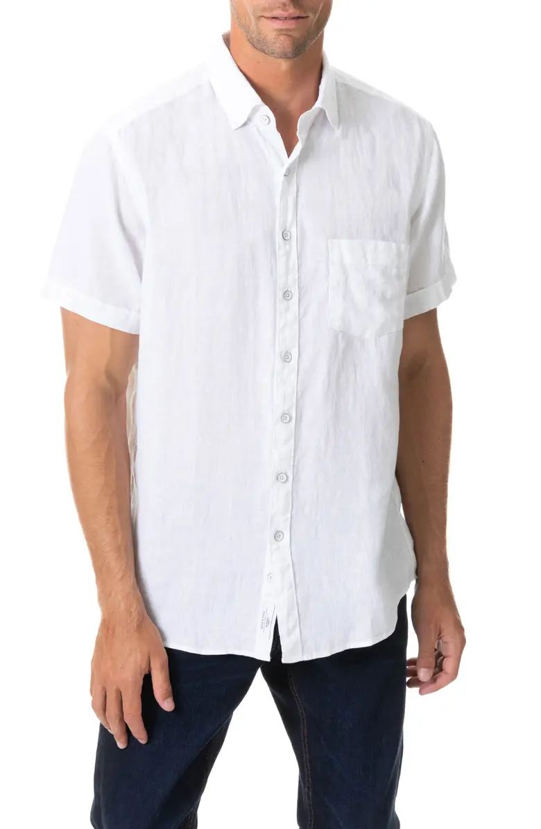 Regular Fit Ellerslie Linen Shirt | Nordstrom