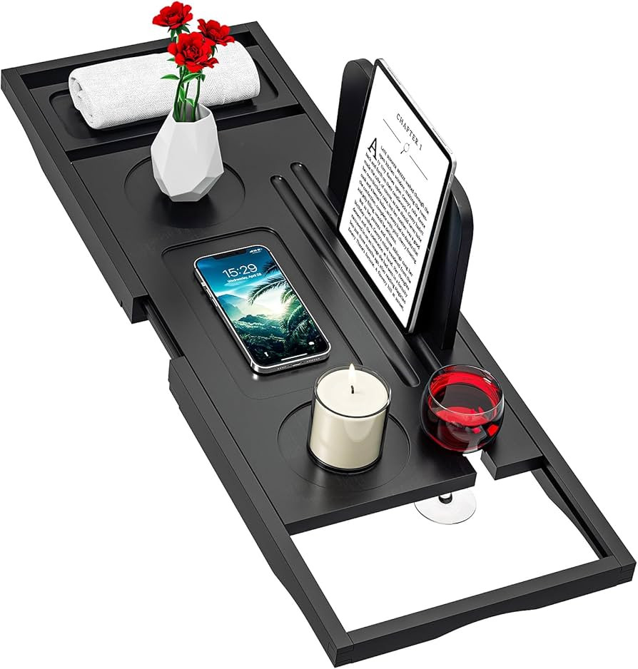 Banlilu Premium Bathtub Caddy Tray - Bath Tray - Bath Tub Tray Table for Bathtub - Bath Caddy Tra... | Amazon (US)