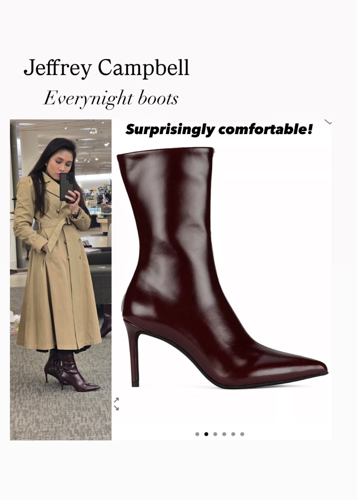 Jeffrey Cambell Everynight boots 👢 
Size 1 full size UP! 

#LTKootd