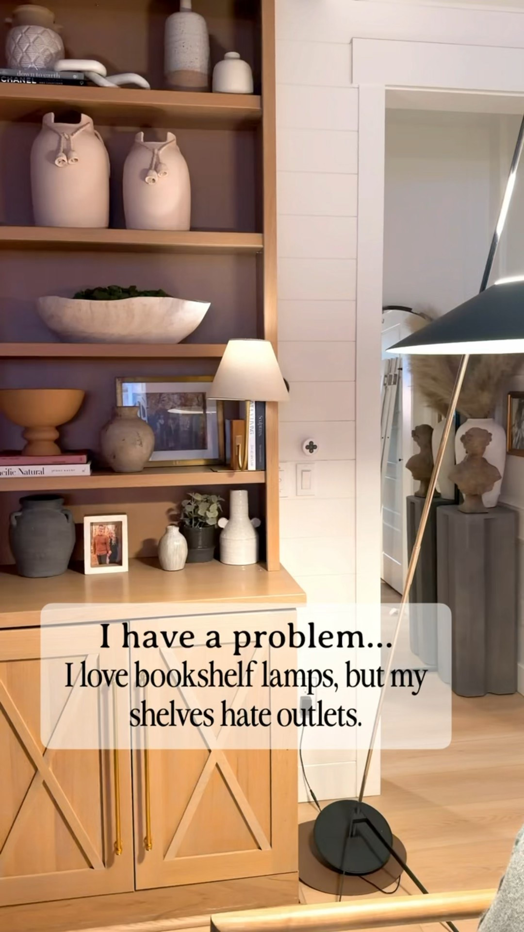 This little bookshelf lamp instantly changed the whole bookshelf. It added much-needed warmth and depth and no outlet required, which honestly feels like a miracle.

#LTKHome #LTKstorytime