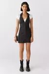 UO Caro Denim Zip-Front Mini Dress | Urban Outfitters (US and RoW)