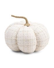 8in Tweed Pumpkin Decor | Marshalls