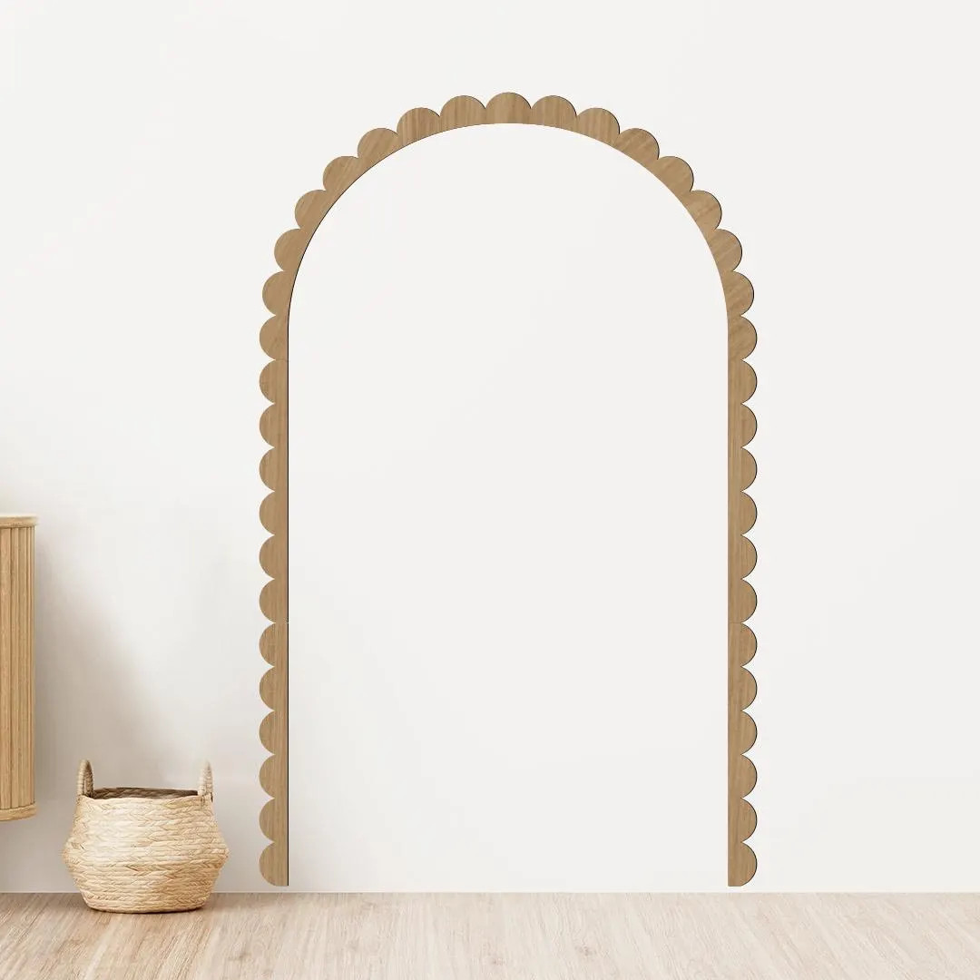 Scalloped Wooden Arch, Wall Molding wood, wooden wall molding arch shaped, arch moulding | Etsy (Global)