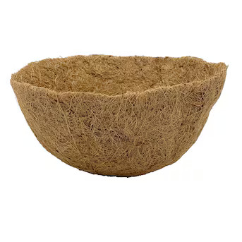 Style Selections 11.89-in W x 11.89-in L x 5.51-in D Coconut Fiber | Lowe's