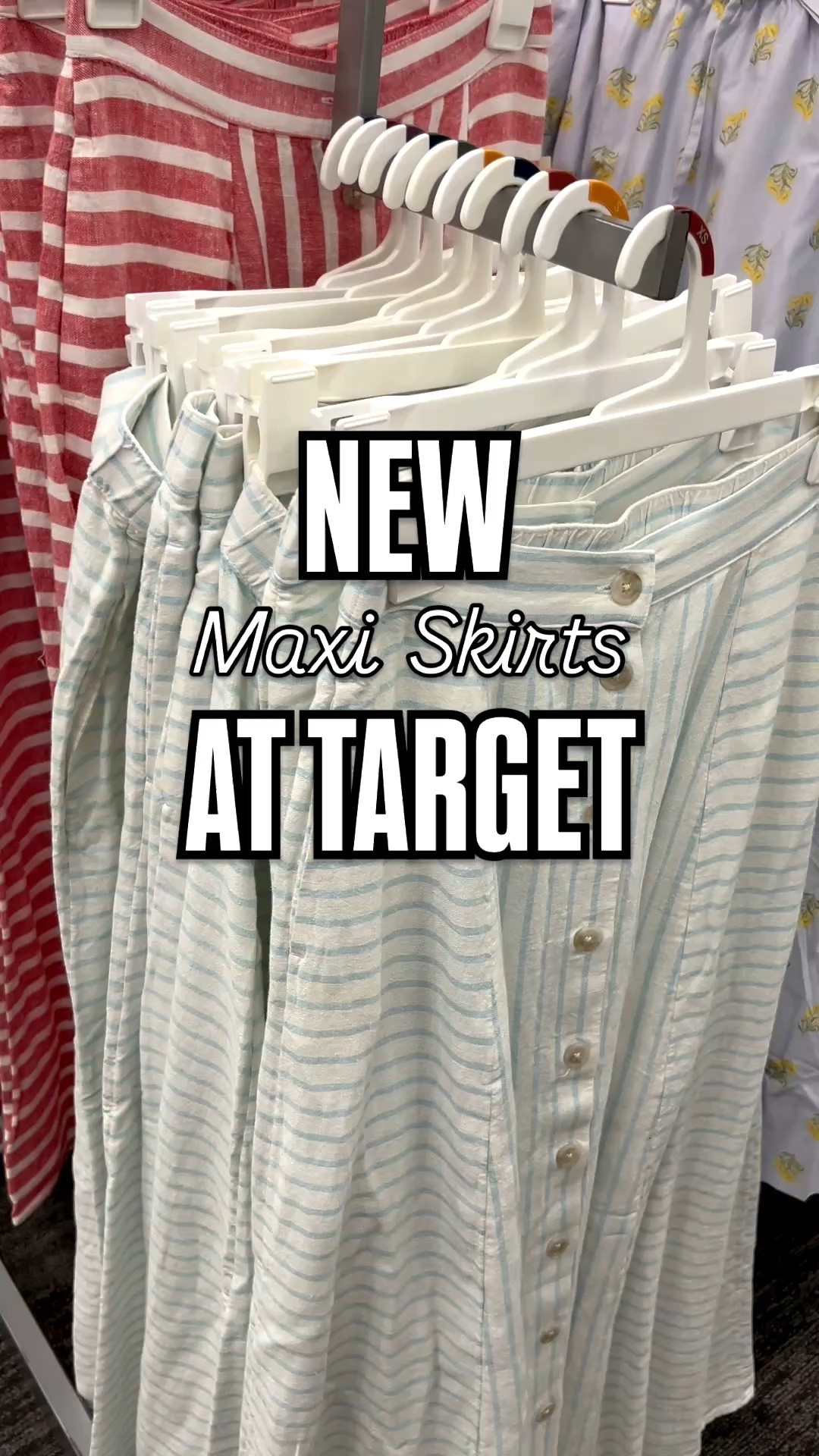 New linen blend maxi skirts @Target 🎯