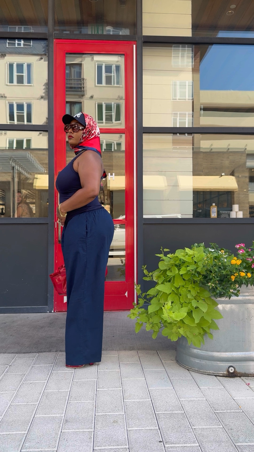 Popped out on a Sunday afternoon 🥰 Very chic and demure darling. 
I’m wearing pajama bottoms to a set I got from Victoria Secret. Tagged similar pairs. 

#LTKVideo #LTKStyleTip #LTKMidsize