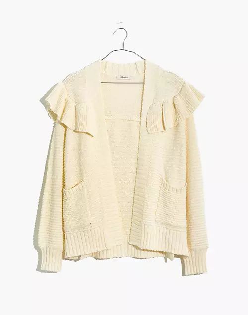 Ruffle Cardigan Sweater | Madewell