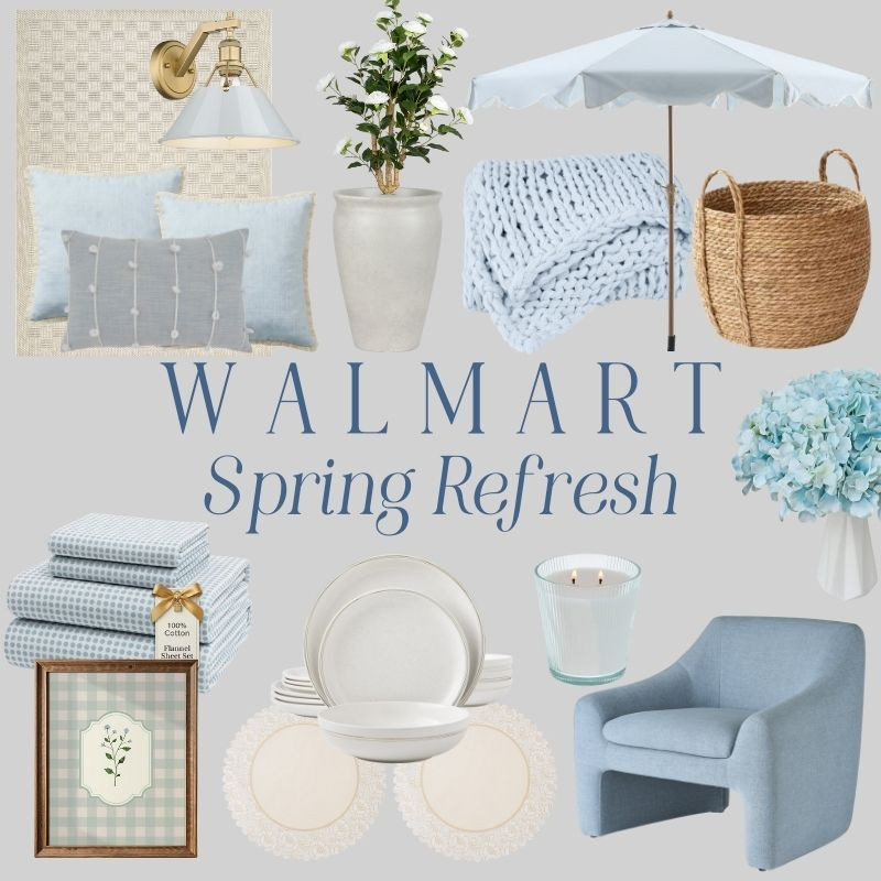 Loving these light blue spring home finds from Walmart. From cozy throws to pretty tabletop pieces, everything feels fresh, simple, and easy to mix into your current decor.


// Walmart, Walmart Finds, Walmart Home, Walmart Spring, Walmart Spring Decor, Walmart Spring Home, Walmart Home Decor, Walmart Home And Decor, Walmart Home Finds, Home, Home Finds, Home Must Haves, Cozy Home, Cozy Home Decor, Area Rug, Outdoor Pillow, Throw Pillow, Planter, Artificial Camellia Tree, Throw Blanket, Plant Basket, Patio Umbrella, Bed Sheet Set, Dinnerware Set, Placemat, Scented Candles, Accent Chair, Art Print, Wall Sconce, Faux Flowers 

 #LTKdayinmylife #LTKSeasonal #LTKHome