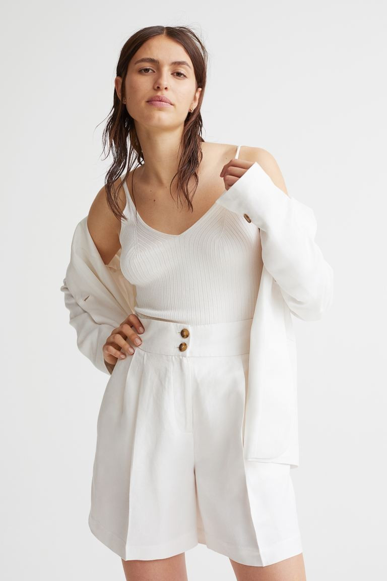 Rib-knit Tank Top | H&M (US + CA)