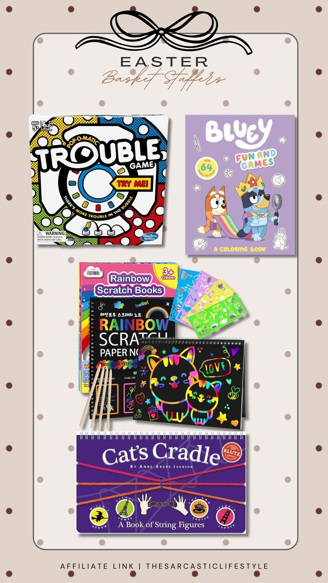 All ages. All the fun. 🐰Easter basket stuffers for all ages!

#EasterBasketIdeas #EasterBasketStuffers #EasterForAll #EasterFinds #SpringShopping #MomLife #FamilyTraditions #EasterInspo #HolidayPrep #KidsEaster #TeenEaster #AdultEasterBasket #GiftIdeas #AffordableFinds #MomContentCreator

#LTKKids #LTKmomlife