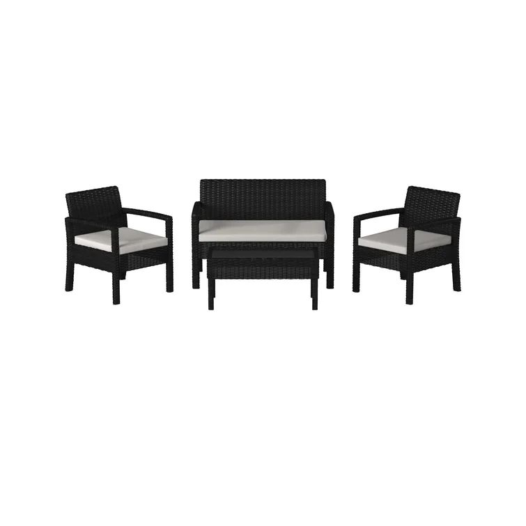 Luken 4 - Person Seating Group with Cushions | Wayfair North America