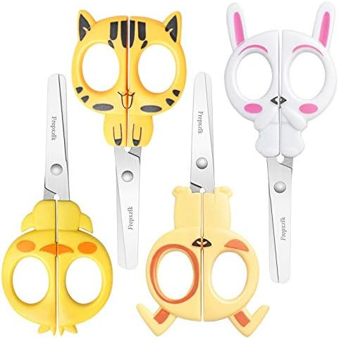 Asdirne Scissors For Kids, Blunt Scissors, Small School Student Craft Scissors, Sharp Stainless Stee | Amazon (US)