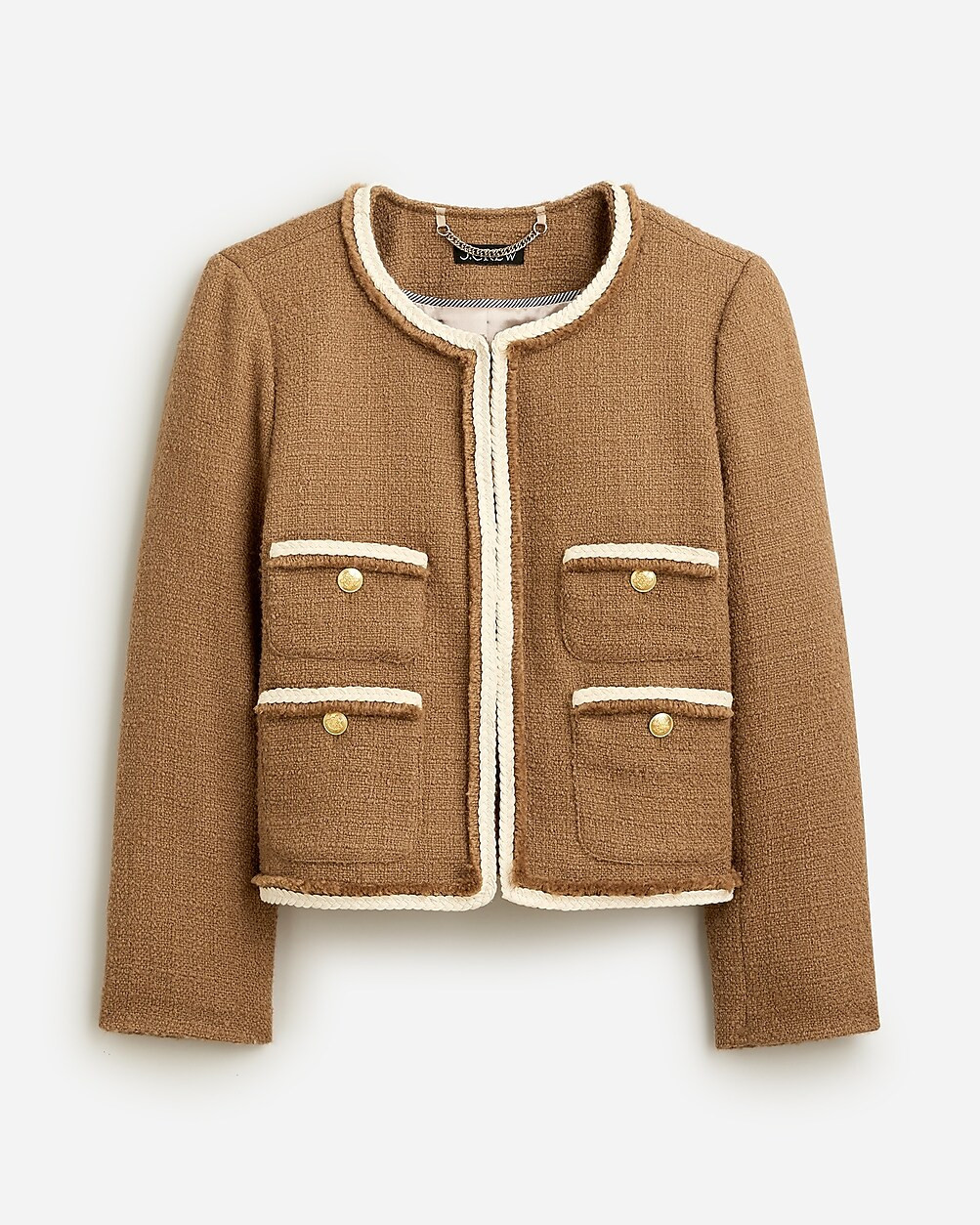 Frances lady jacket in maritime tweed | J. Crew US