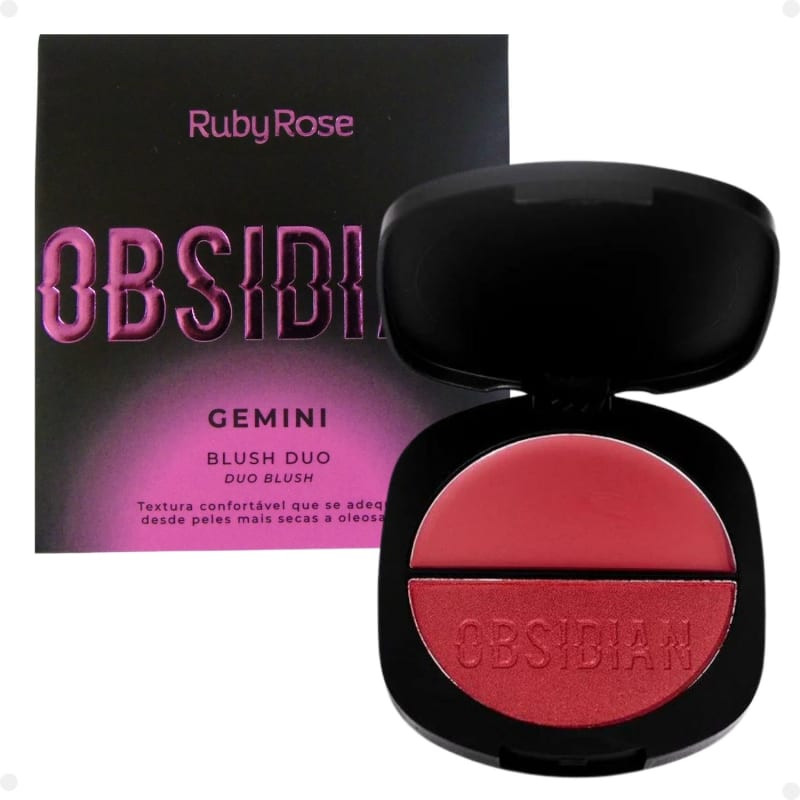 Blush Duo Ruby Rose Obsidian Gemini Og01 7,9g | Beleza Na Web (BR)