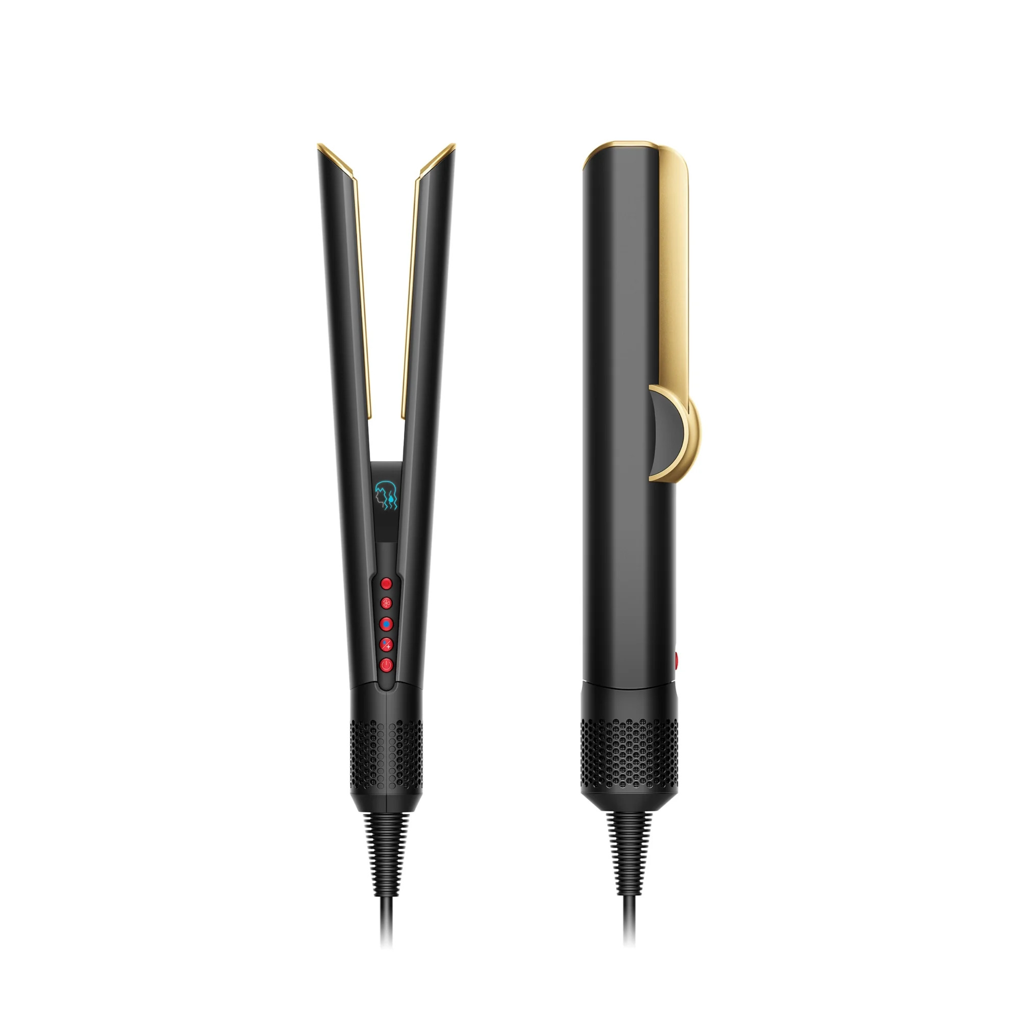 Restored Premium Dyson Airstrait™ Straightener | Onyx Black/Gold (Refurbished) | Walmart (US)