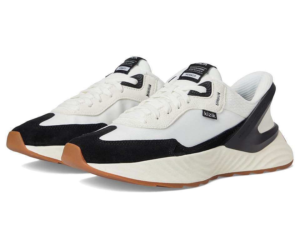 KIZIK Monaco Hands-Free Men's Walking Shoes White/Black : 10.5 M, Rubber | Zappos