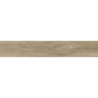 allen + roth  nia Teak 8-in x 48-in Matte Porcelain Wood Look Floor Tile | Lowe's