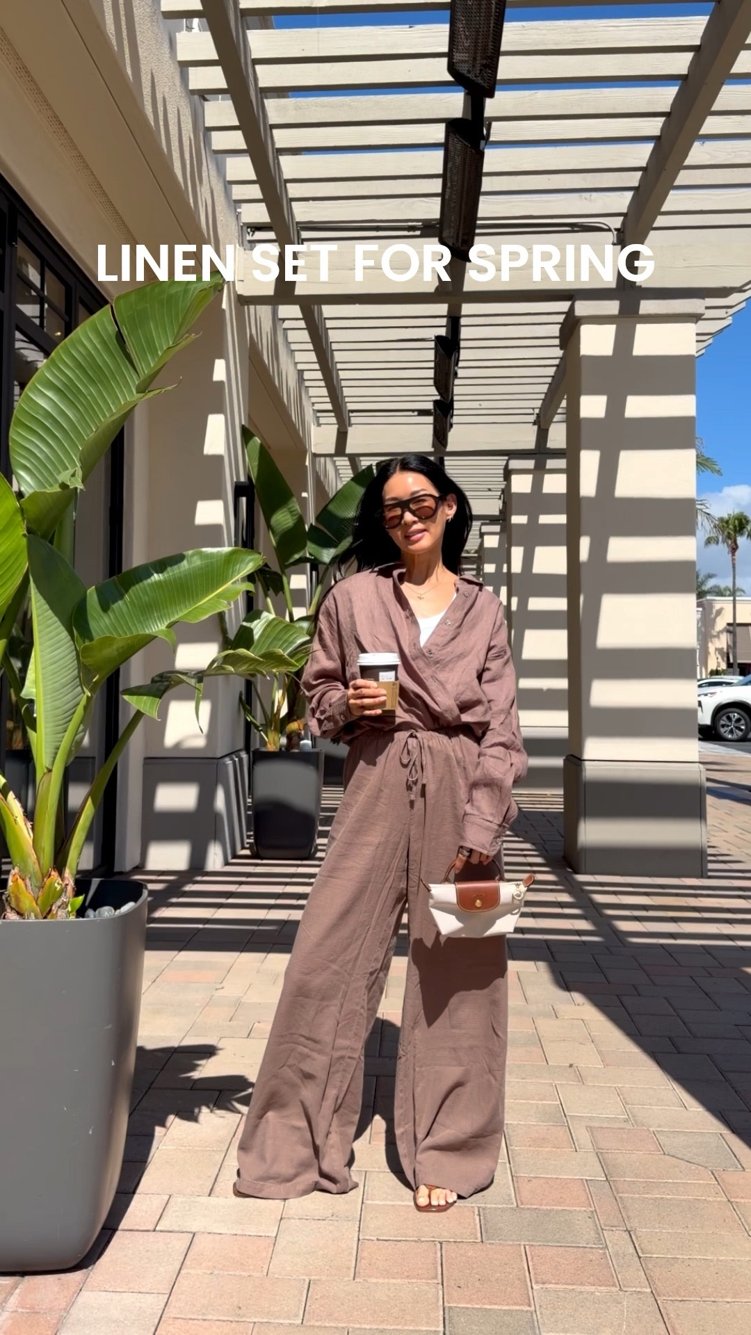 Comfy, effortless linen set for spring and summer. Wearing xs in both pieces and comes in several colors.

Also love these oversized, Prada-like sunnies and my go to jelly sandals this spring! 

#LTKootd #LTKTravel #LTKOver40